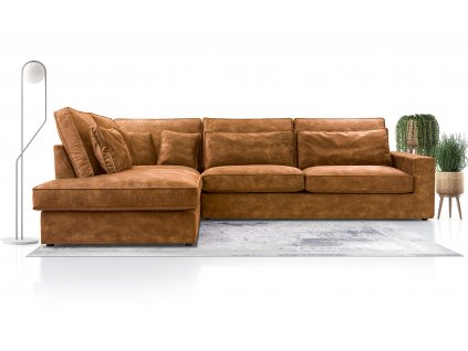 Sedací souprava Carny L Palladium 9 hnědá