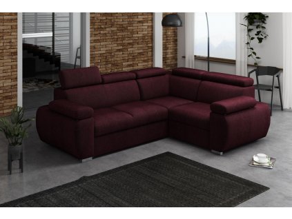 Sedací souprava Bodie P - vínová