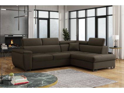 Sedací souprava Wiliam P hnědá