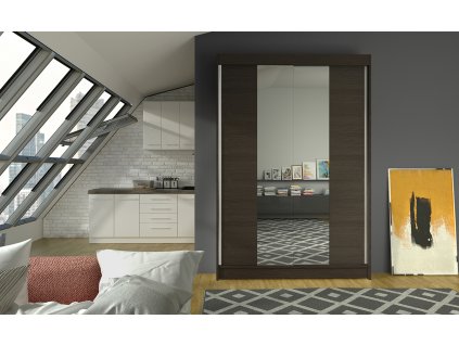 Skříň Linora II 120 choco