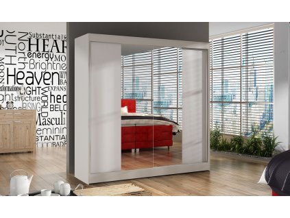 Skříň Baja II 200  bílá