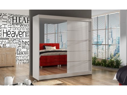 Skříň Baja III 200 bílá