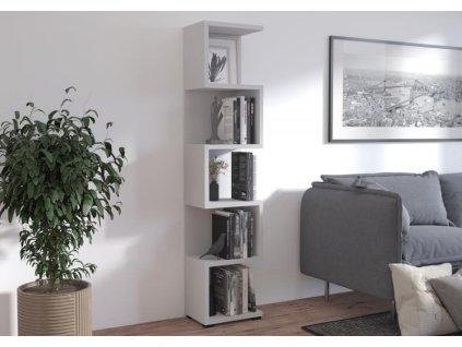 Knihovna Marek 01 světle šedá