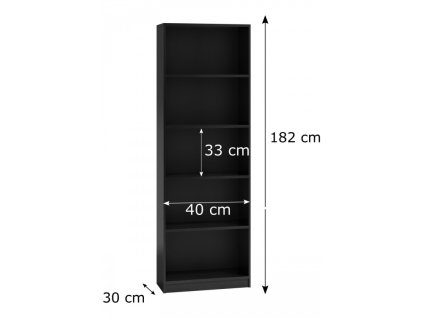 Regál Rama R40 černá