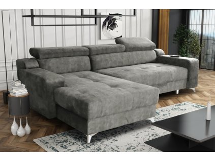 Sedací souprava Darina L šedá