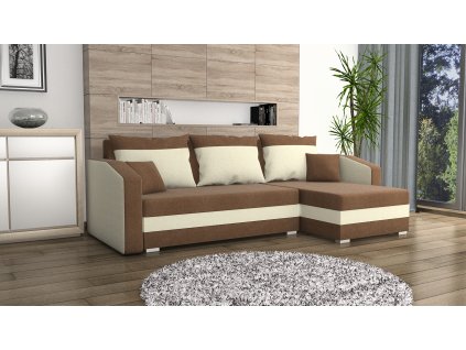 Sedací souprava Fabian UNI hnědá/béžová