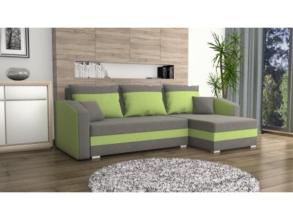 Sedací souprava Fabian UNI šedá/zelená