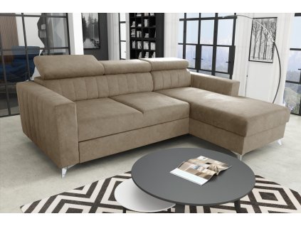 Sedací souprava Mildred P světle hnědá