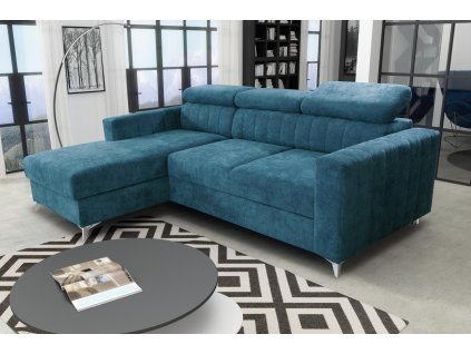 Sedací souprava Mildred Premium L modrá