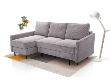 Sedací souprava Roxana L šedá