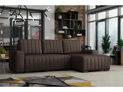 Sedací souprava Hakim P - falcone 04/hnědá