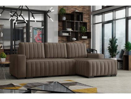 Sedací souprava Hakim P - manila05/hnědá