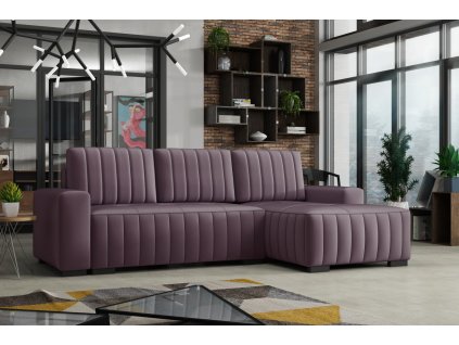 Sedací souprava Hakim P - manila07/fialová