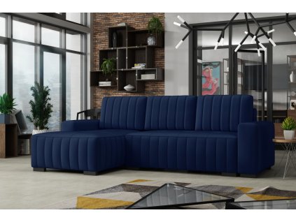 Sedací souprava Hakim L - manila26/tmavě modrá