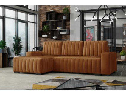 Sedací souprava Hakim L - manila31/oranžová