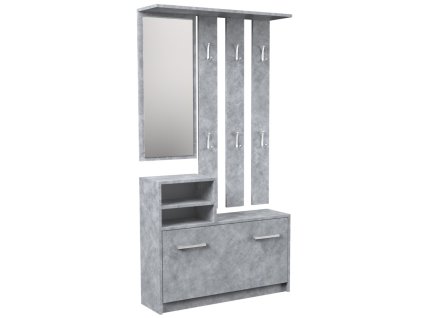 Předsíňová stěna Jantar beton