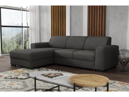 Sedací souprava Lubor L tmavě šedá