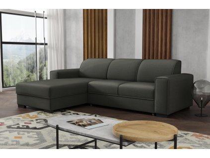 Sedací souprava Lubor L tmavě šedá