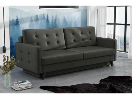 Pohovka Fjord tmavě šedá