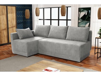 Sedací souprava Neklan L světle šedá