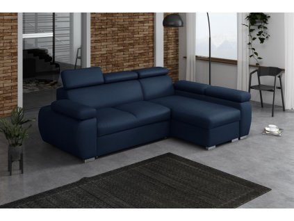 Sedací souprava Bodie pravá modrá