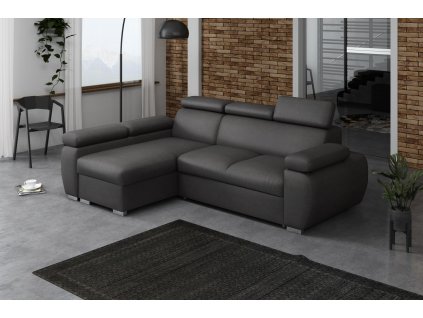 Sedací souprava Bodie levá tmavě šedá