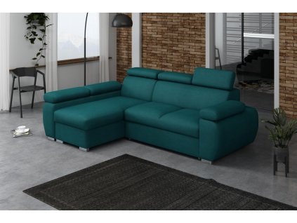 Sedací souprava Bodie levá tyrkysová