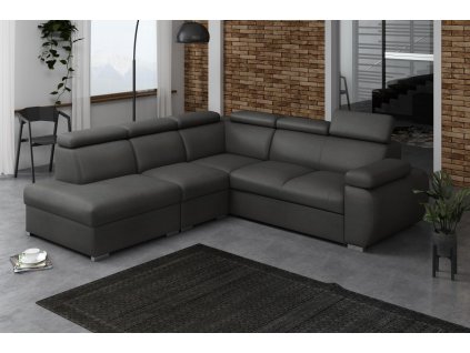 Sedací souprava Bodie II levá tmavě šedá