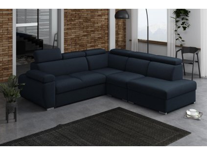 Sedací souprava Bodie II pravá modrá