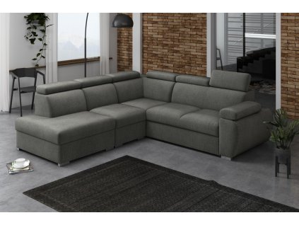 Sedací souprava Bodie II levá šedá