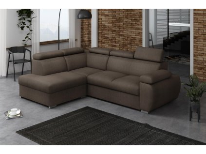 Sedací souprava Bodie IV levá hnědá