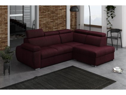 Sedací souprava Bodie IV pravá vínová