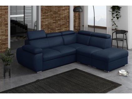 Sedací souprava Bodie V pravá modrá