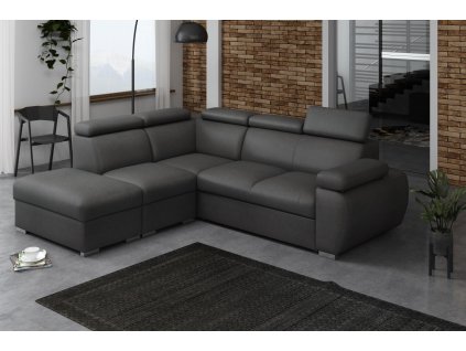 Sedací souprava Bodie V levá tmavě šedá
