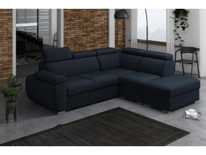 Sedací souprava Bodie V pravá modrá