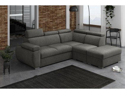 Sedací souprava Bodie V pravá šedá