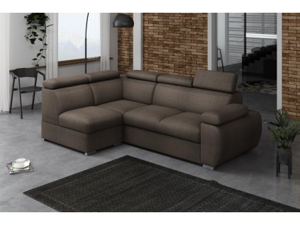 Sedací souprava Bodie VII levá hnědá