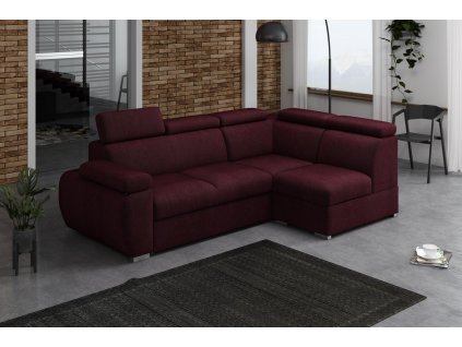 Sedací souprava Bodie VII pravá vínová