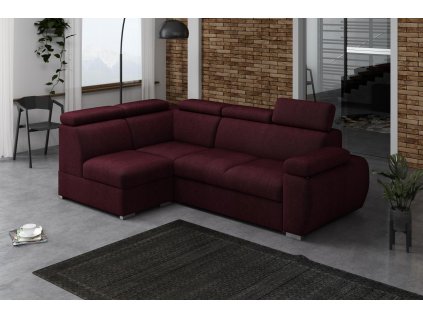 Sedací souprava Bodie VII levá vínová