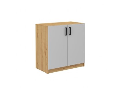 Skříňka Matylda 102 spodní sv.šedá/dub artisan