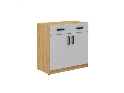 Skříňka Matylda 105 spodní sv.šedá/dub artisan