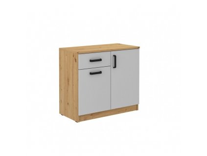 Komoda Matylda 820 sv.šedá/dub artisan