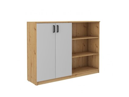 Komoda Matylda 830 sv.šedá/ dub artisan