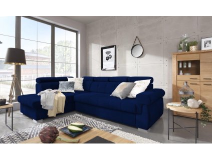 Sedací souprava Amadeus L modrá