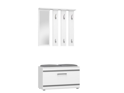 Předsíňová sestava Granát bílá