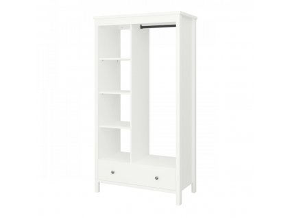 Šatní skříň otevřená Tuan bílá