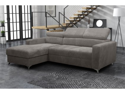 Sedací souprava Mildred Premium I levá tmavě šedá