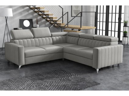 Sedací souprava Mildred Premium II světle šedá