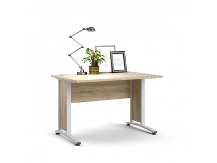 Psací stůl Office 80400/70 dub sonoma/bílá