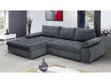 Sedací souprava Ingeborg levá tmavě šedá